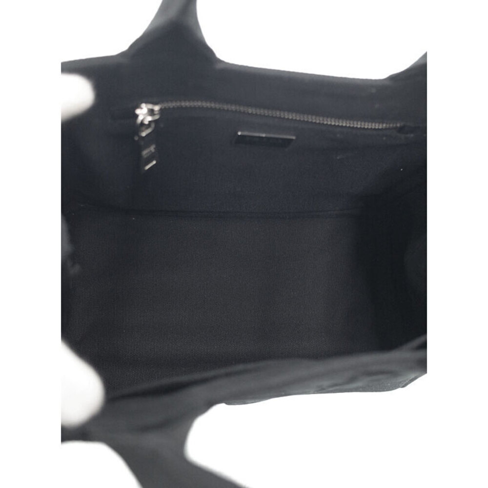 Prada shoulder embossed Tote Canapa Canvas adjustable black lettering - Picture 3 of 9